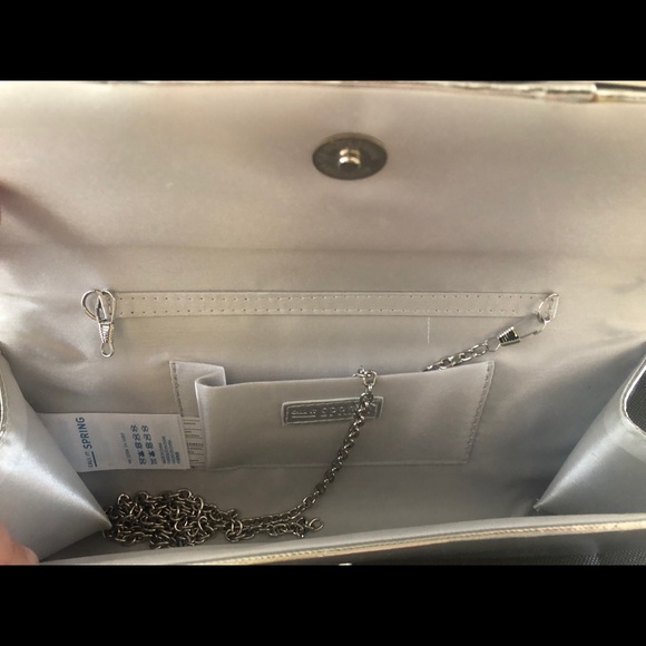Formal Silver Clutch (Call it Spring) - Picture 2 of 2